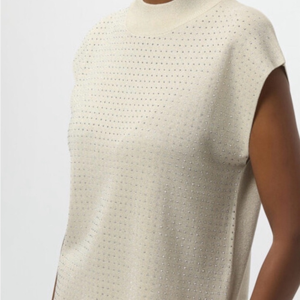 43. NWOT Joseph Ribkoff High Neck Sleeveless Pullover